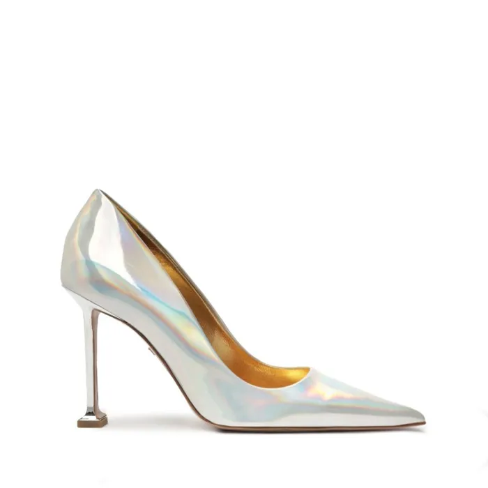 Pumps Firenze Pump Holographic Silver Schutz Shoes Pumps