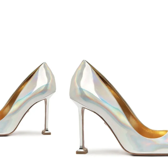 Pumps Firenze Pump Holographic Silver Schutz Shoes Pumps