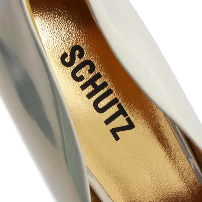 Pumps Firenze Pump Holographic Silver Schutz Shoes Pumps