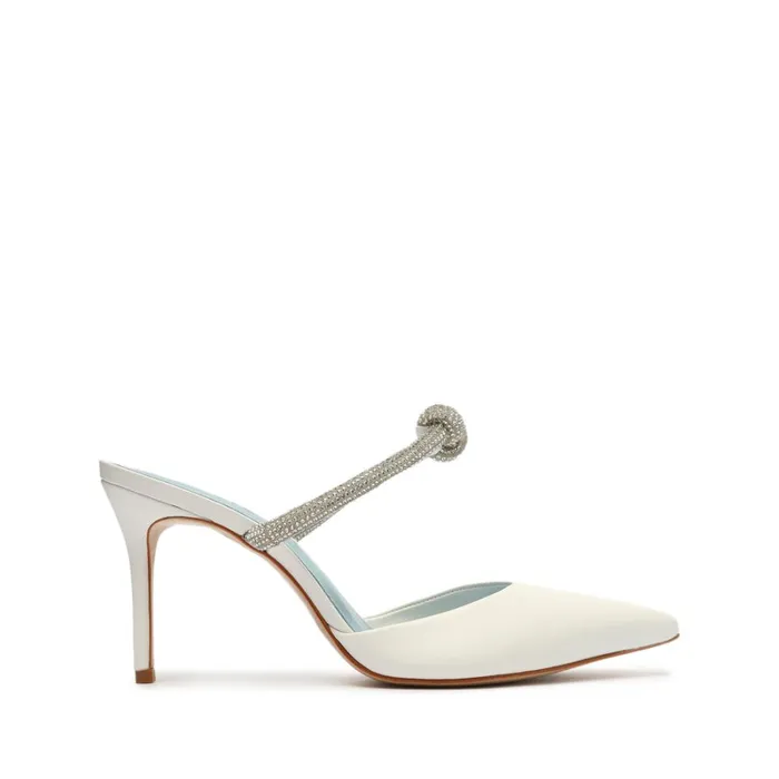 Pumps Pearl Nappa Leather Pump White Schutz Shoes Pumps