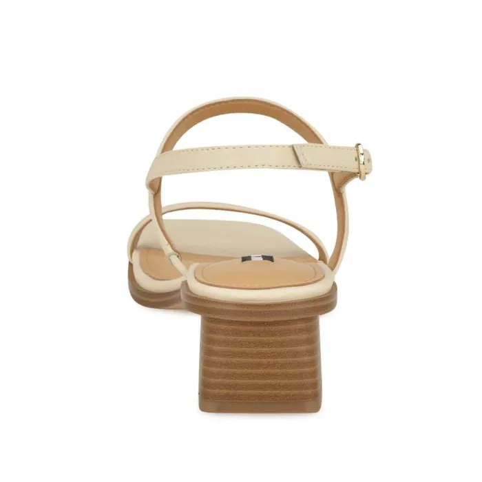 Purdy Block Heel Sandals Ivory Women Nine West Heels Purdy Block Heel Sandals Ivory Women Nine West Heels
