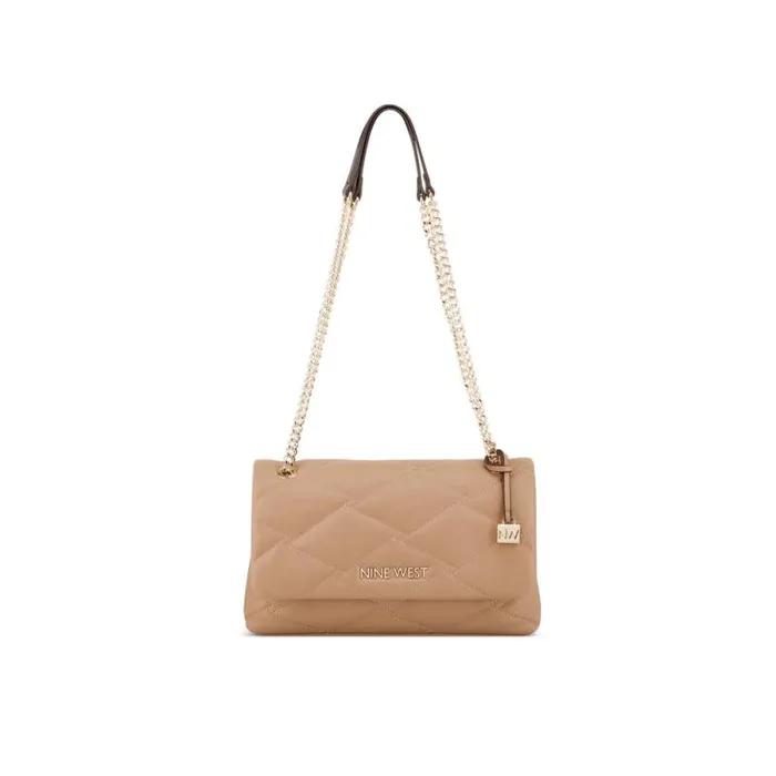Regan Convertible Chain Flap Dark Khaki Women Nine West Crossbody