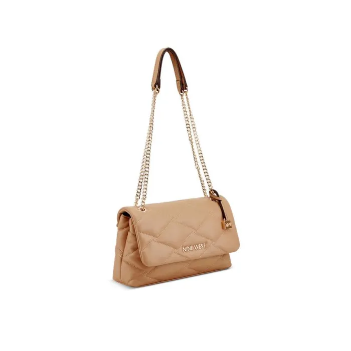 Regan Convertible Chain Flap Dark Khaki Women Nine West Crossbody Regan Convertible Chain Flap Dark Khaki Women Nine West Crossbody