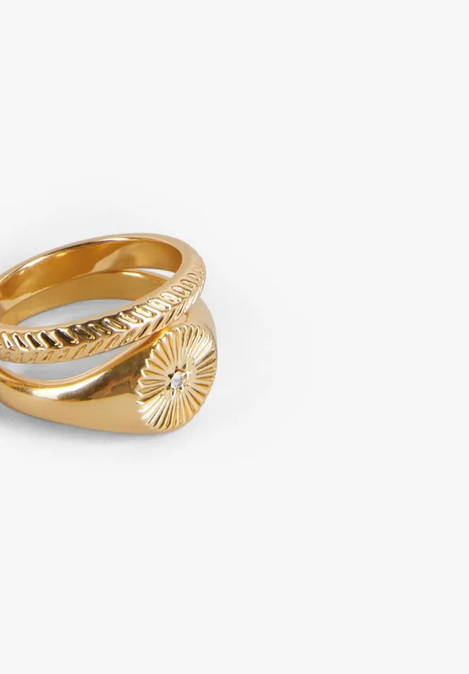 Rings Women Hush Josephine Signet Rings Gold