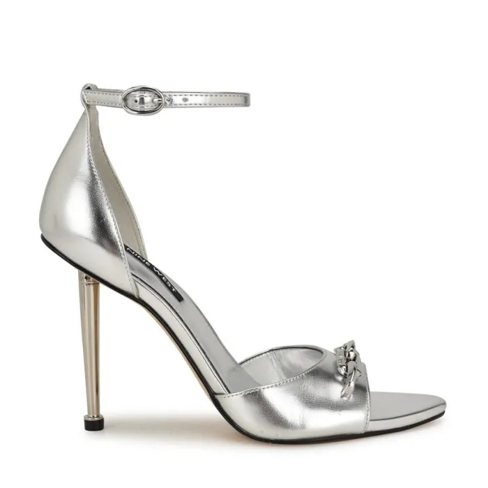 Rittz Dress Sandals Silver Women Nine West Sandals
