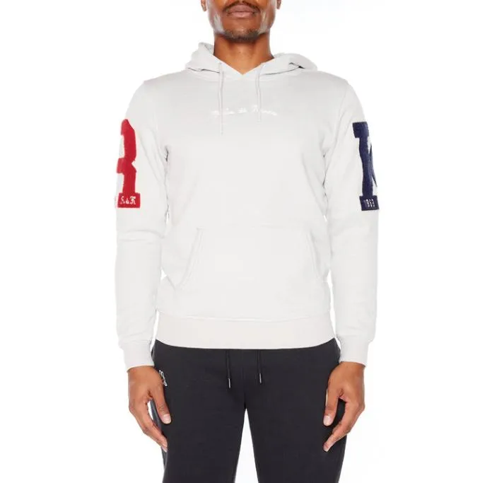 Robe Giovani Motti Hoodie 8211 Grey Grey WomenMen Kappa Hoodies and Sweatshirts