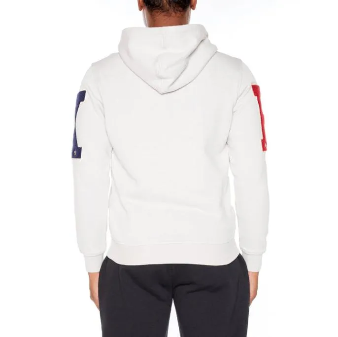 Robe Giovani Motti Hoodie 8211 Grey Grey WomenMen Kappa Hoodies and Sweatshirts
