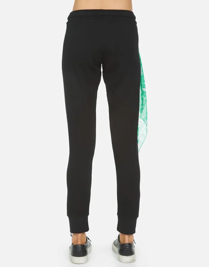 Rosario Scarf Black Women Lauren Moshi Long Sweatpants
