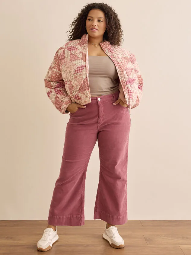 Rose Straight Leg Corduroy Jeans Rosebrown Women Altar039d State Bottoms