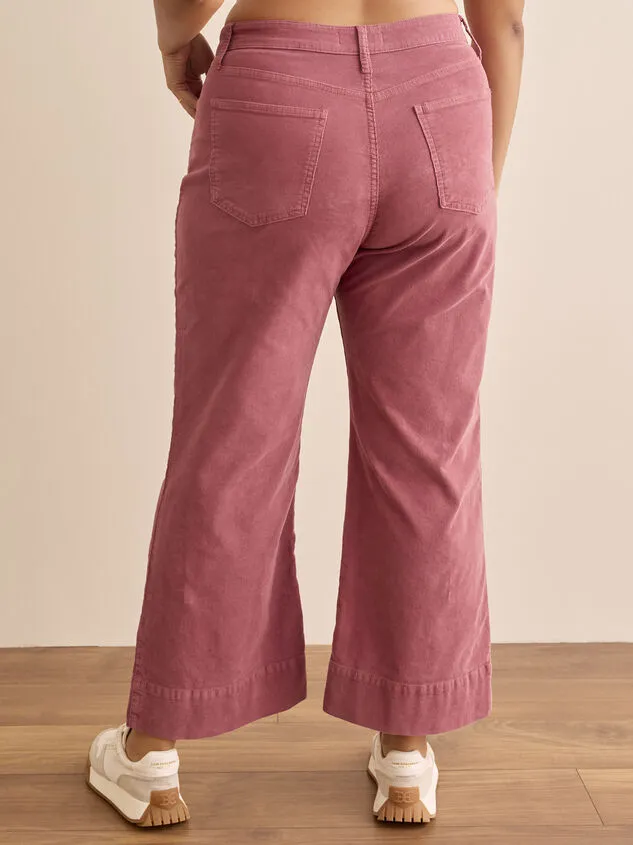 Rose Straight Leg Corduroy Jeans Rosebrown Women Altar039d State Bottoms