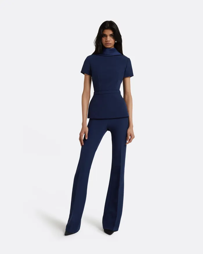 Safiyaa Elvan Maritime Top Maritime Blue Women Tops