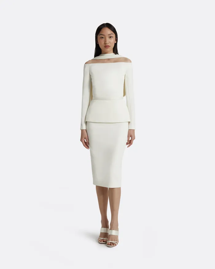Safiyaa Lucile Ivory Top Ivory Women Bridal