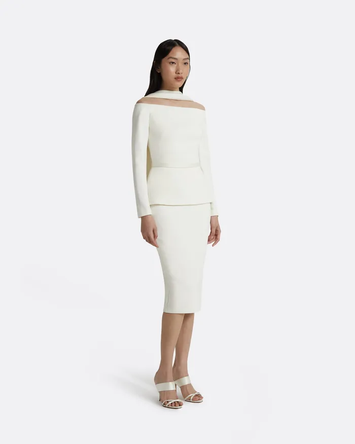 Safiyaa Lucile Ivory Top Ivory Women Bridal