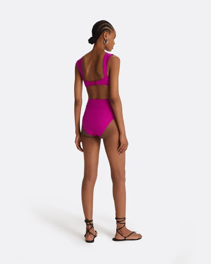 Safiyaa Tabi Magenta Bikini Bottom Magenta Women Swimwear