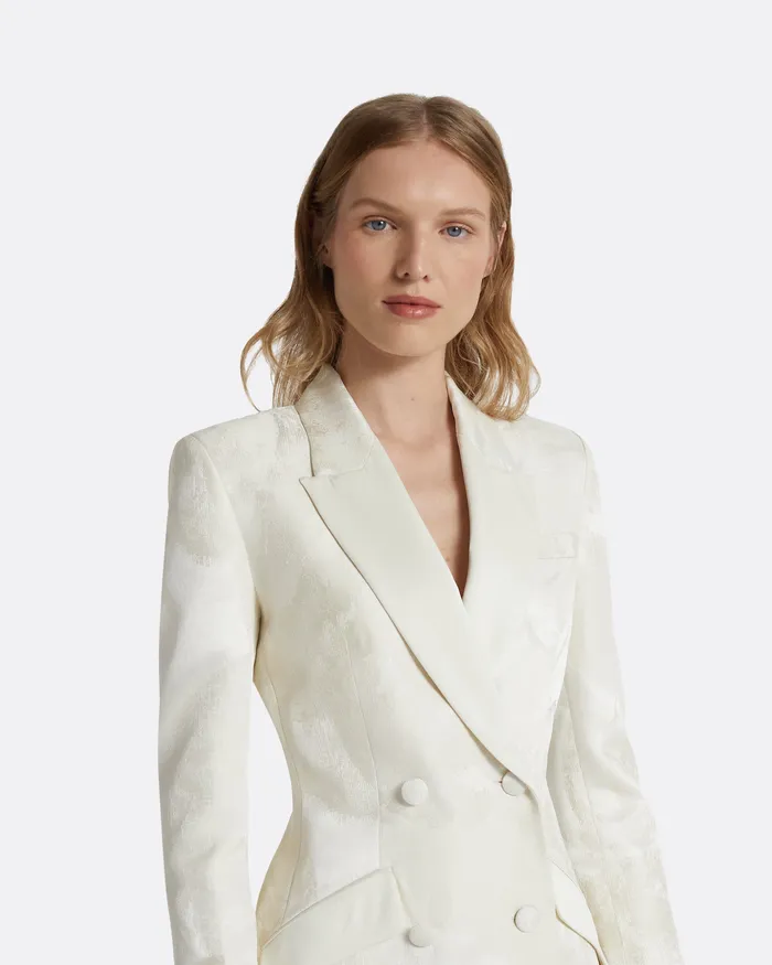 Safiyaa Wynnie Ivory Jacket Ivory Women Bridal