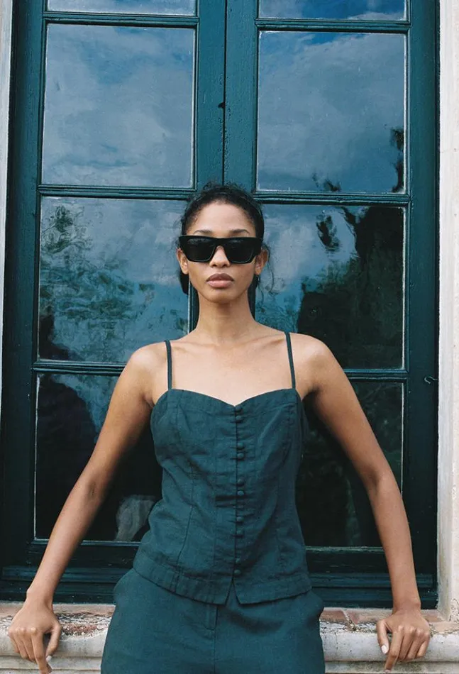 Sale Cortez Top Black Women Ciao Lucia Sleeveless Tops