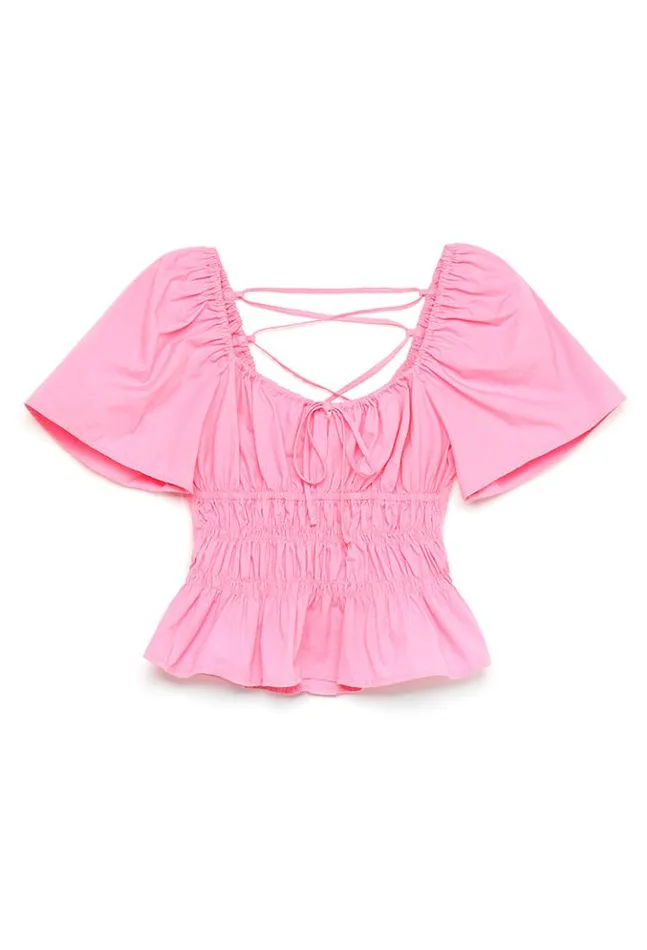 Sale Elvia Top Carnation Women Ciao Lucia Short Sleeve Tops