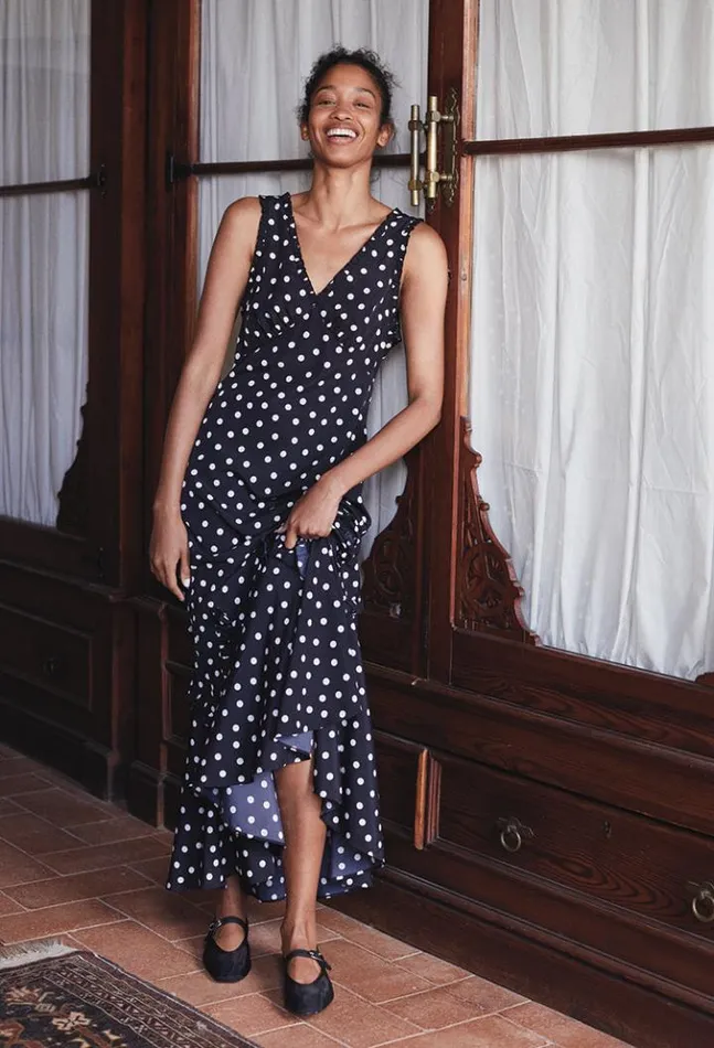 Sale Hedia Dress Polka Dot Women Ciao Lucia Long Dresses