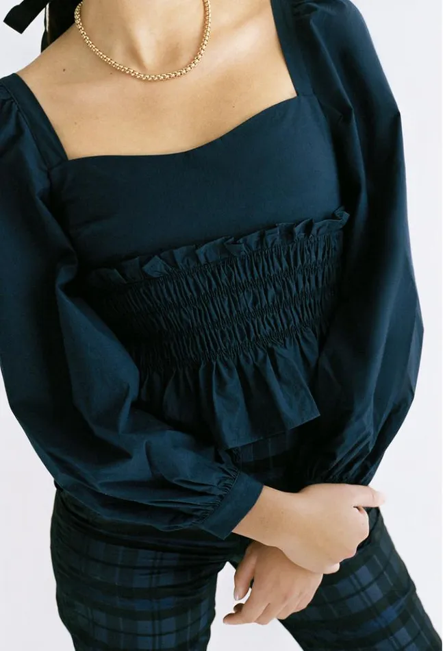 Sale Katina Top Midnight Women Ciao Lucia Long Sleeve Tops
