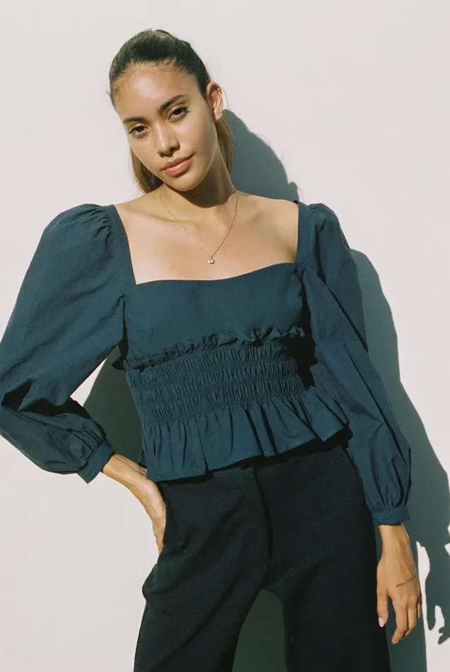 Sale Katina Top Midnight Women Ciao Lucia Long Sleeve Tops