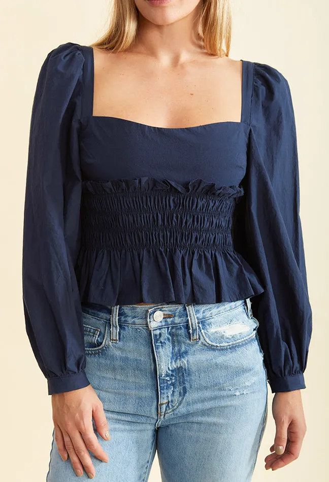 Sale Katina Top Midnight Women Ciao Lucia Long Sleeve Tops