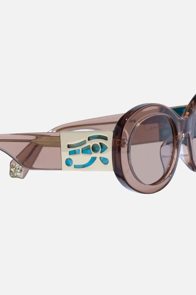 SAND STORM SUNGLASSES CARAMEL Caramel WomensMens Camilla Sunglasses