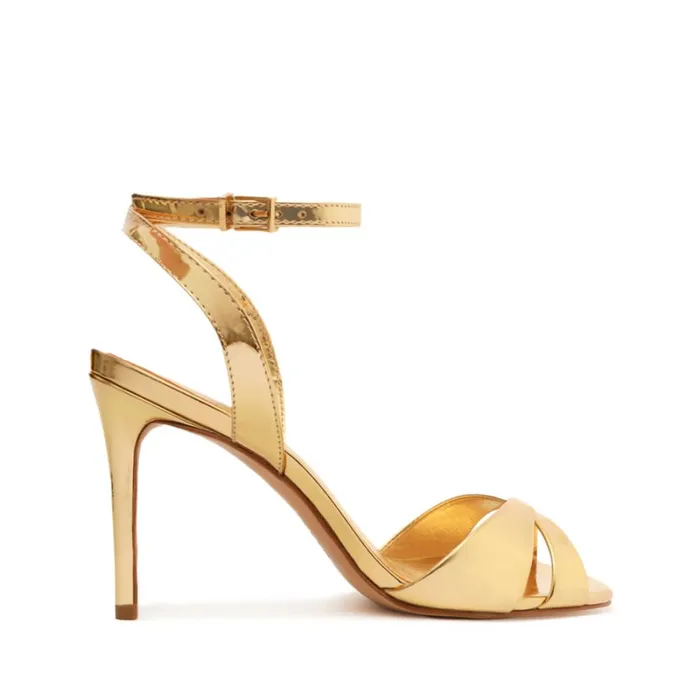 Sandals Hilda Specchio Sandal Gold Schutz Shoes Stiletto Heels