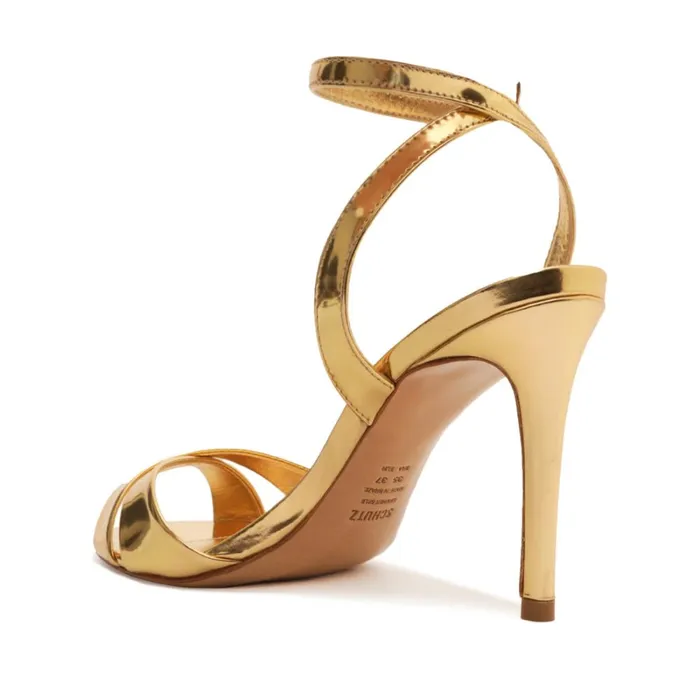 Sandals Hilda Specchio Sandal Gold Schutz Shoes Stiletto Heels