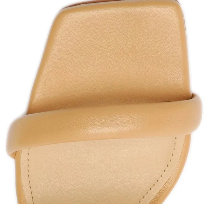 Sandals Ully Nappa Leather Sandal Light Beige Schutz Shoes Mule