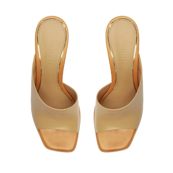 Sandals Zelda Light Beige Schutz Shoes Mule