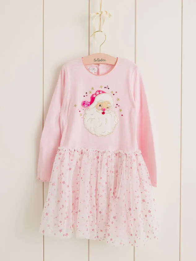 Santa Star Tutu Dress By Mudpie Pink Girl Altar039d State Dresses