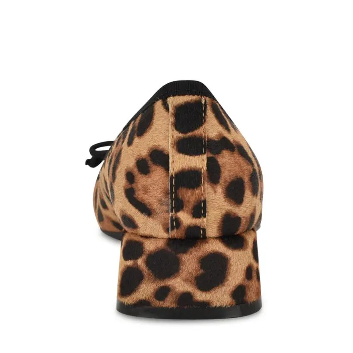 Saruh Square Toe Pumps Leopard Women Nine West Heels