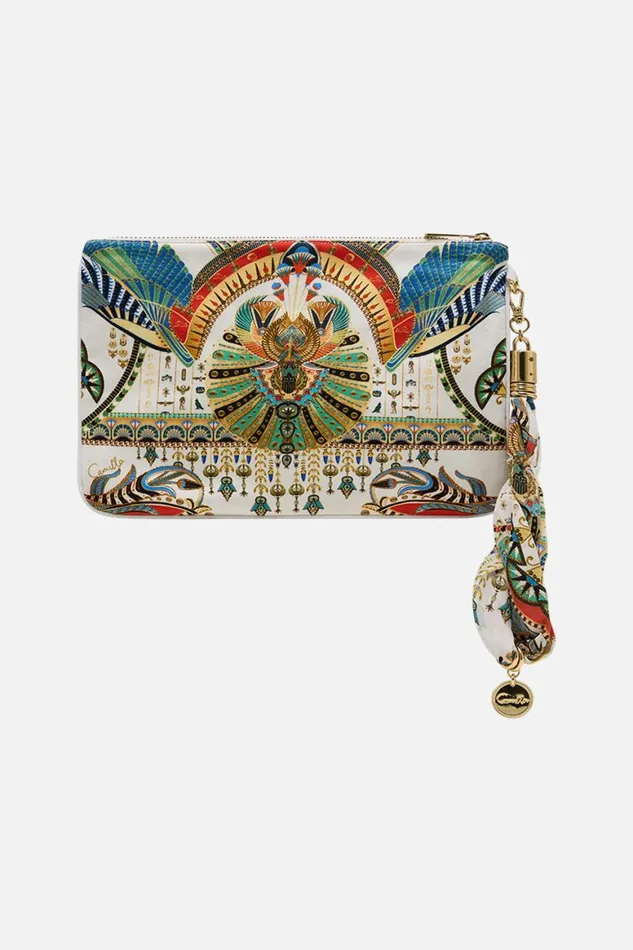 SCARF CLUTCH VALLEY OF THE QUEENS Valley Of The Queens WomensMens Camilla Clutches