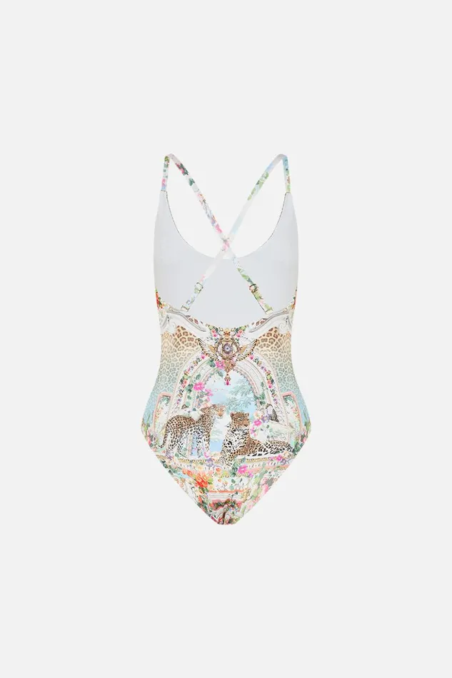 SCOOP NECK ONE PIECE WITH BUTTONS WE ALWAYS HAVE ALEXANDRIA We Always Have Alexandria Womens Camilla One Pieces