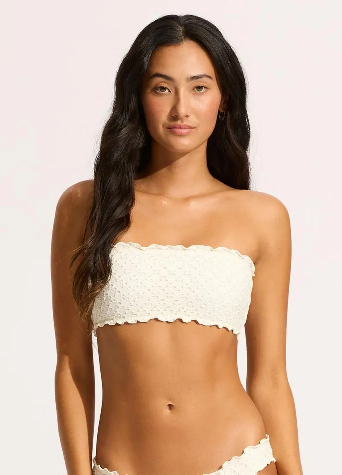 Seafolly Bandeau Women Daydreamer Tube Bikini Top 8211 Vanilla