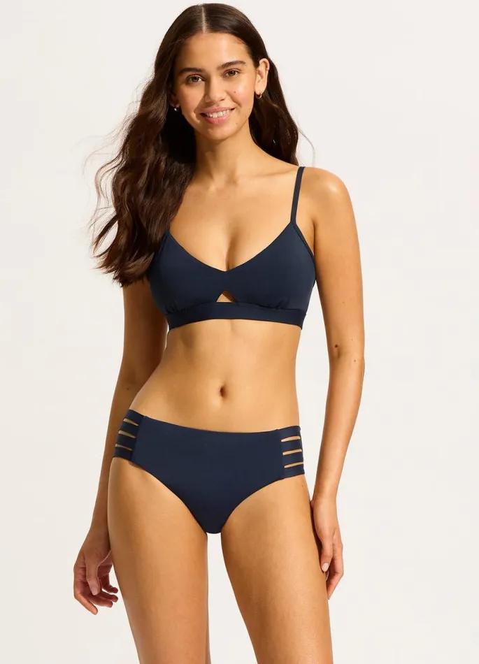 Seafolly Hipster Women Seafolly Collective Multi Strap Hipster Pant 8211 True Navy
