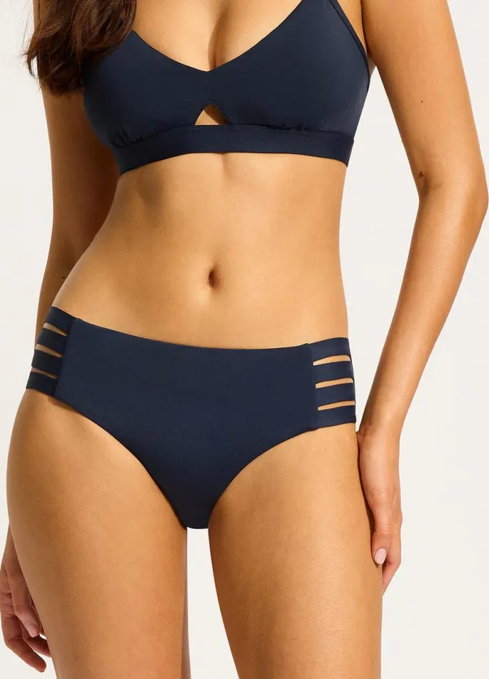Seafolly Hipster Women Seafolly Collective Multi Strap Hipster Pant 8211 True Navy