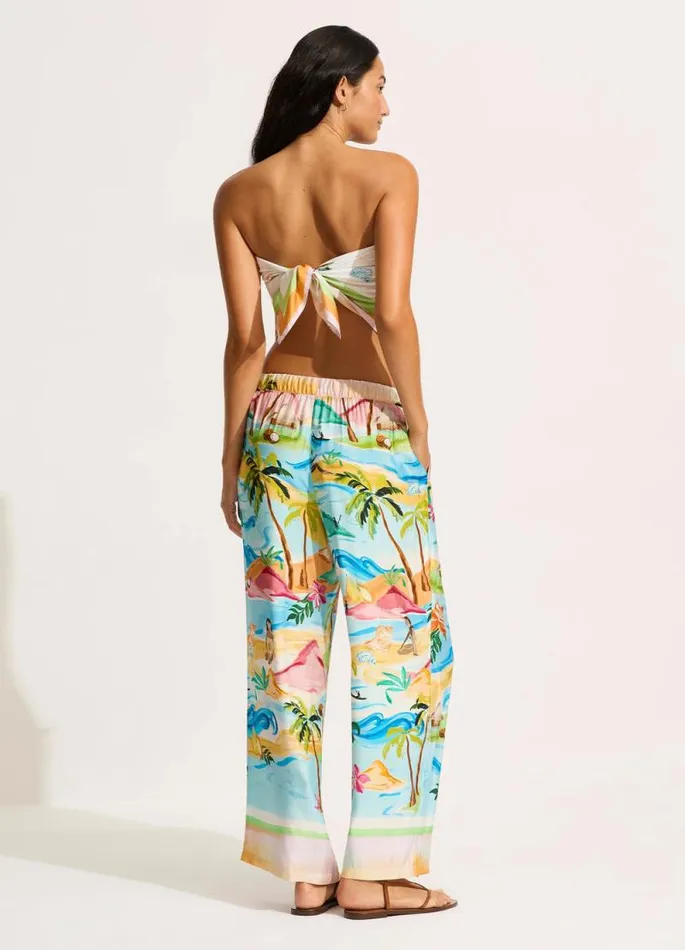 Seafolly Pants and Shorts Women South Pacific Pant 8211 Turquoise