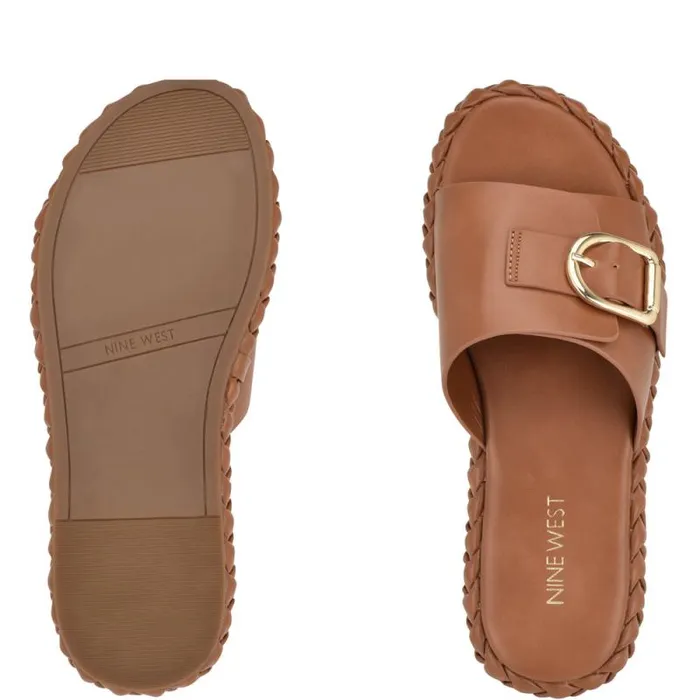 Shantel Casual Woven Footbed Sandals Medium Natural Women Nine West Sandals Shantel Casual Woven Footbed Sandals Medium Natural Women Nine West Sandals
