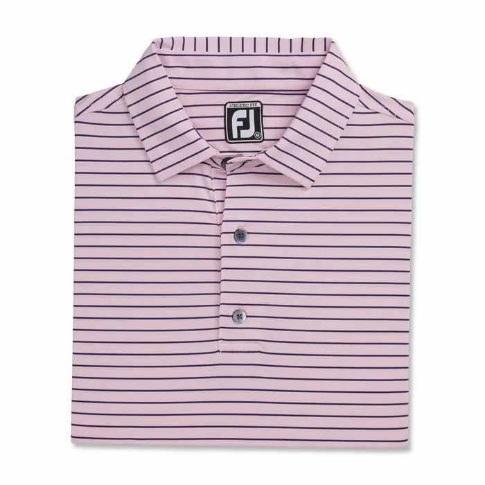 Shirts FootJoy Men Athletic Fit Classic Stripe Self Collar