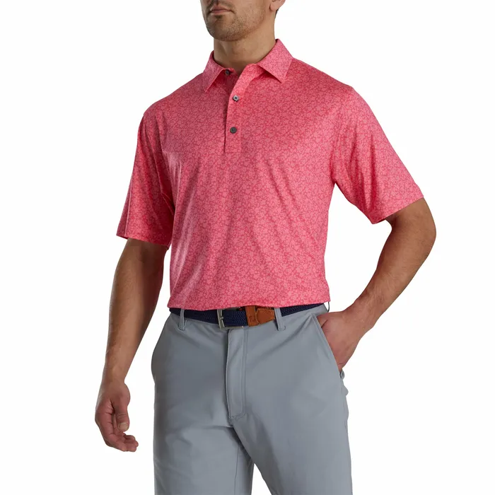 Shirts Men Painted Floral Lisle FootJoy