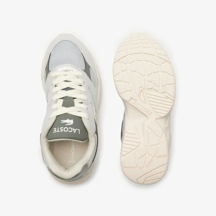 Shoes and Accessories Kids Lacoste Juniors039 Storm 96 Lo Vintage Sneakers Lt Greydk Grey 2g2