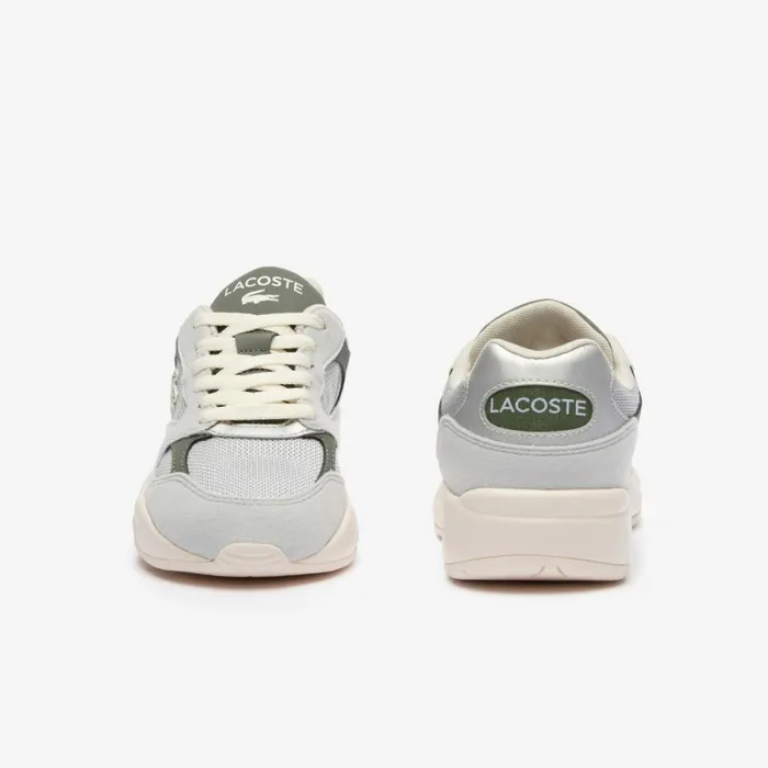 Shoes and Accessories Kids Lacoste Juniors039 Storm 96 Lo Vintage Sneakers Lt Greydk Grey 2g2