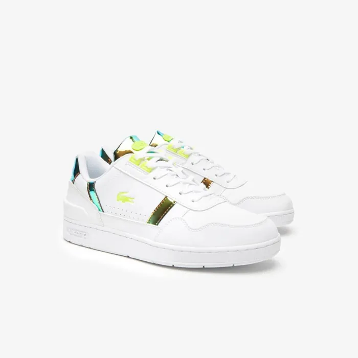 Shoes and Accessories Kids Lacoste Juniors039 TClip Sneakers Whtylw V05