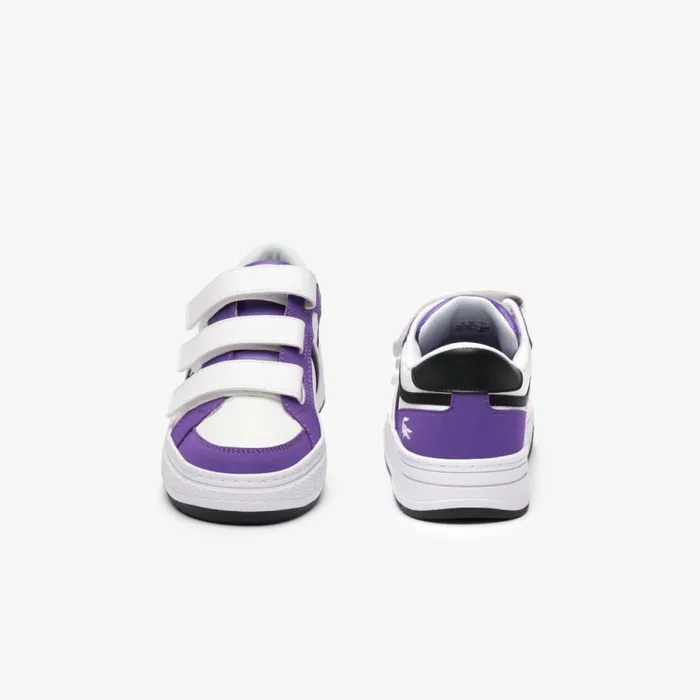 Shoes and Accessories Kids Lacoste Juniors L001 Sneakers Dk Purpwht 2b9