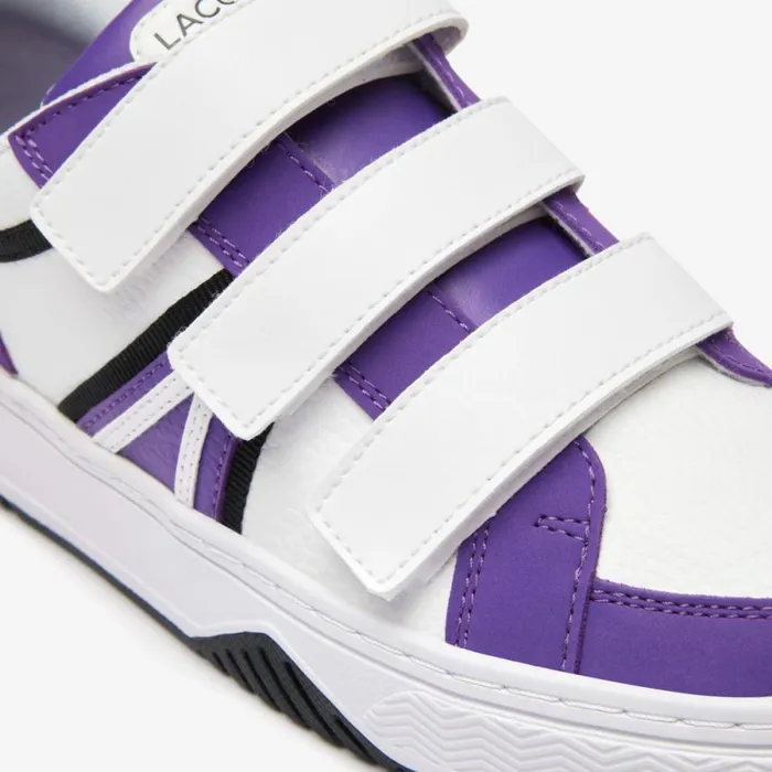 Shoes and Accessories Kids Lacoste Juniors L001 Sneakers Dk Purpwht 2b9