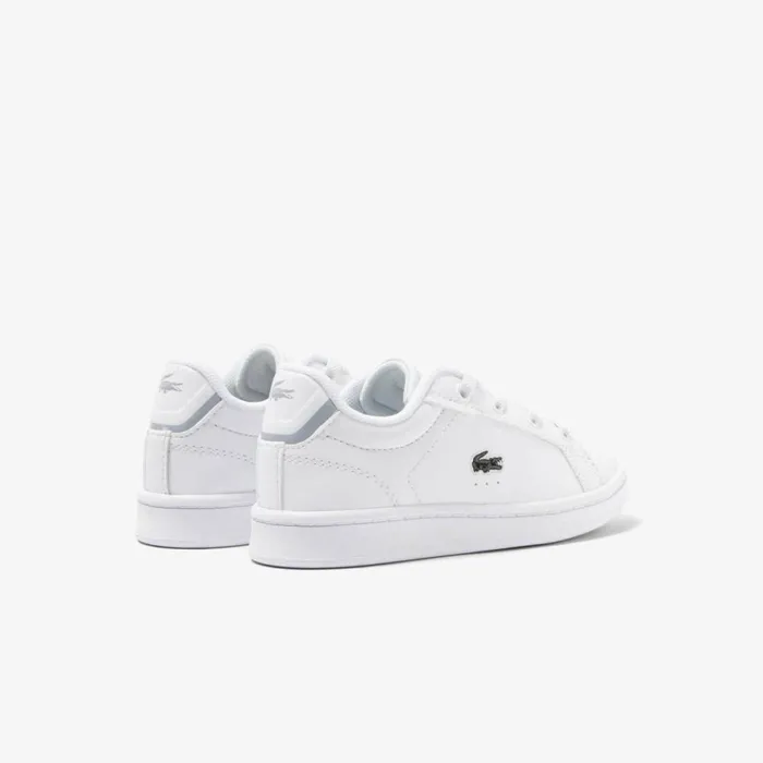 Shoes and Accessories Kids Lacoste Kids039 Carnaby Pro Fiber Sneakers Whitewhite 21g