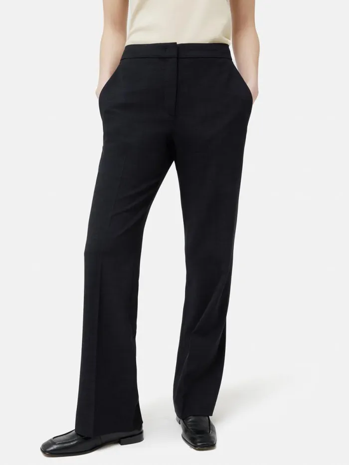 Short Crosshatch Mason Trouser Navy Women Jigsaw Suits and Tailoring