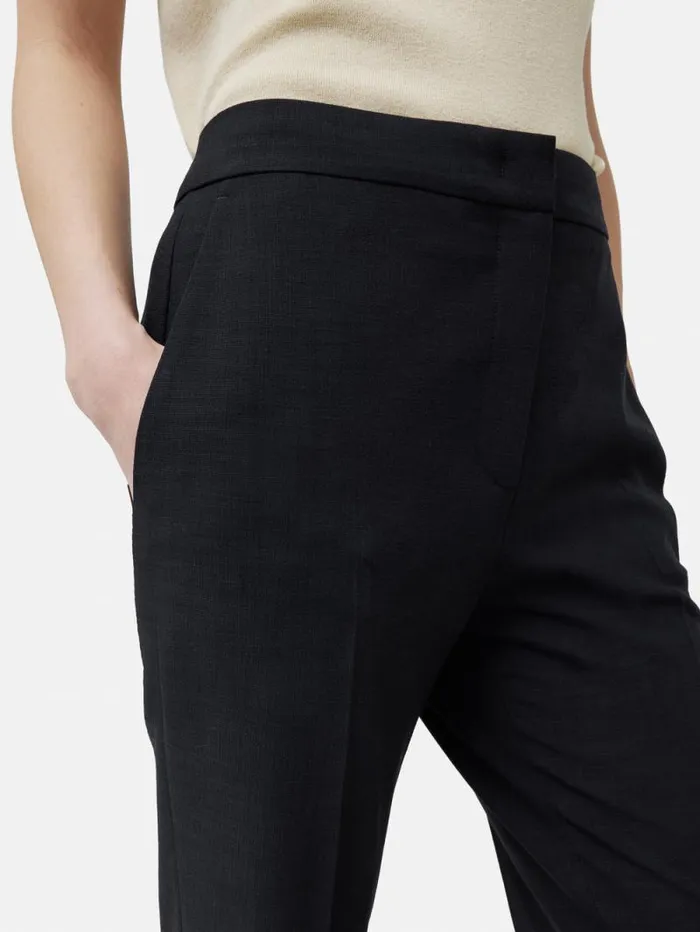 Short Crosshatch Mason Trouser Navy Women Jigsaw Suits and Tailoring