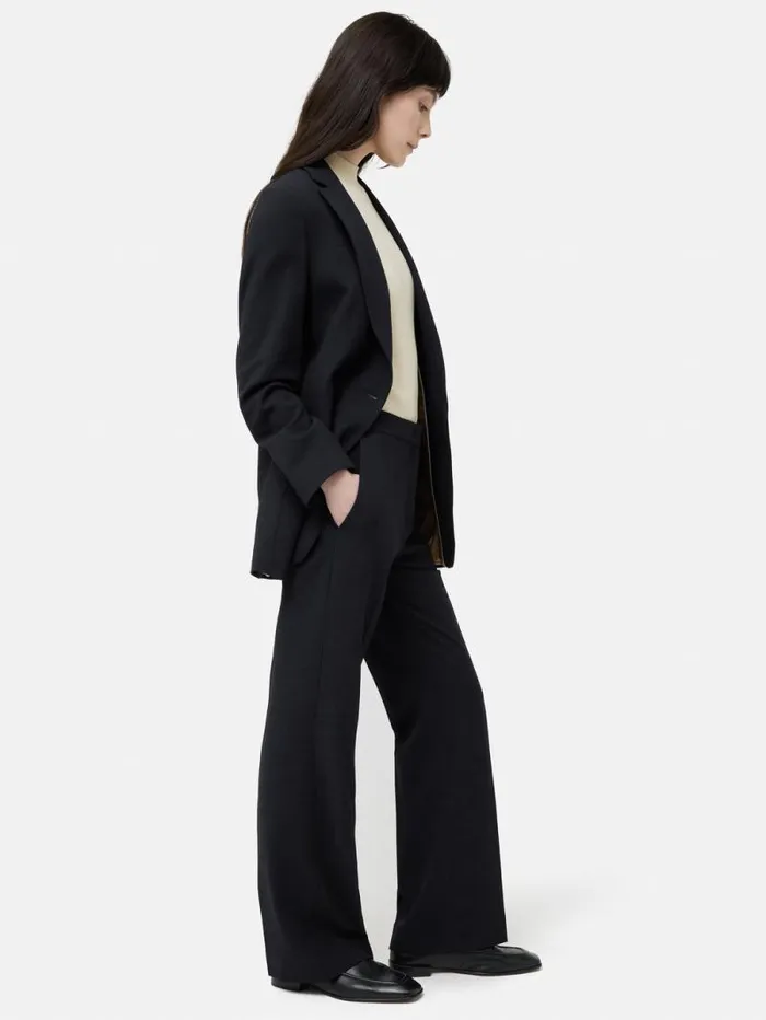 Short Crosshatch Mason Trouser Navy Women Jigsaw Suits and Tailoring